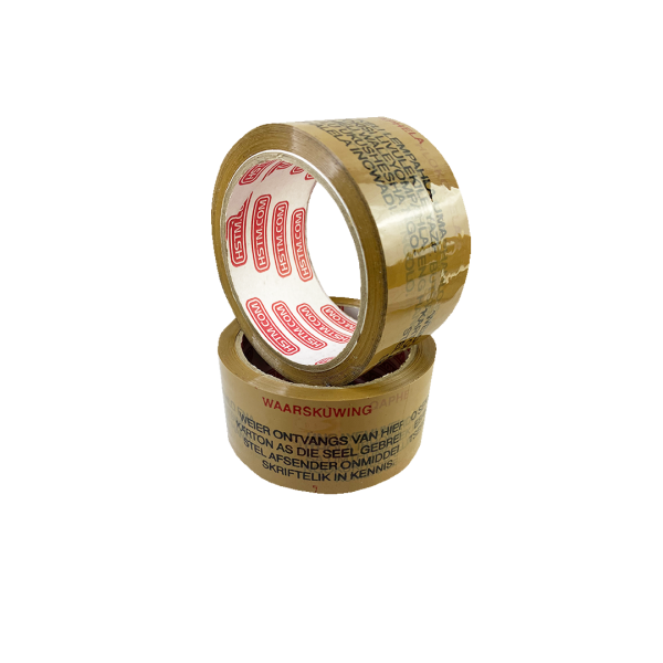 Buff Security Tape 48mm x 50m